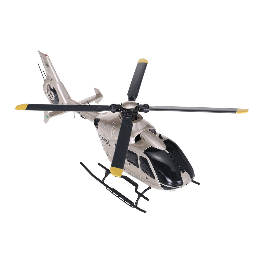 RC ERA C123 PRO EC135 R/C Helicopter - 6CH 1/36 Single Rotor with Barometer & Optical Flow Precision - Advanced Brushless RC Helicopter for Enthusiasts