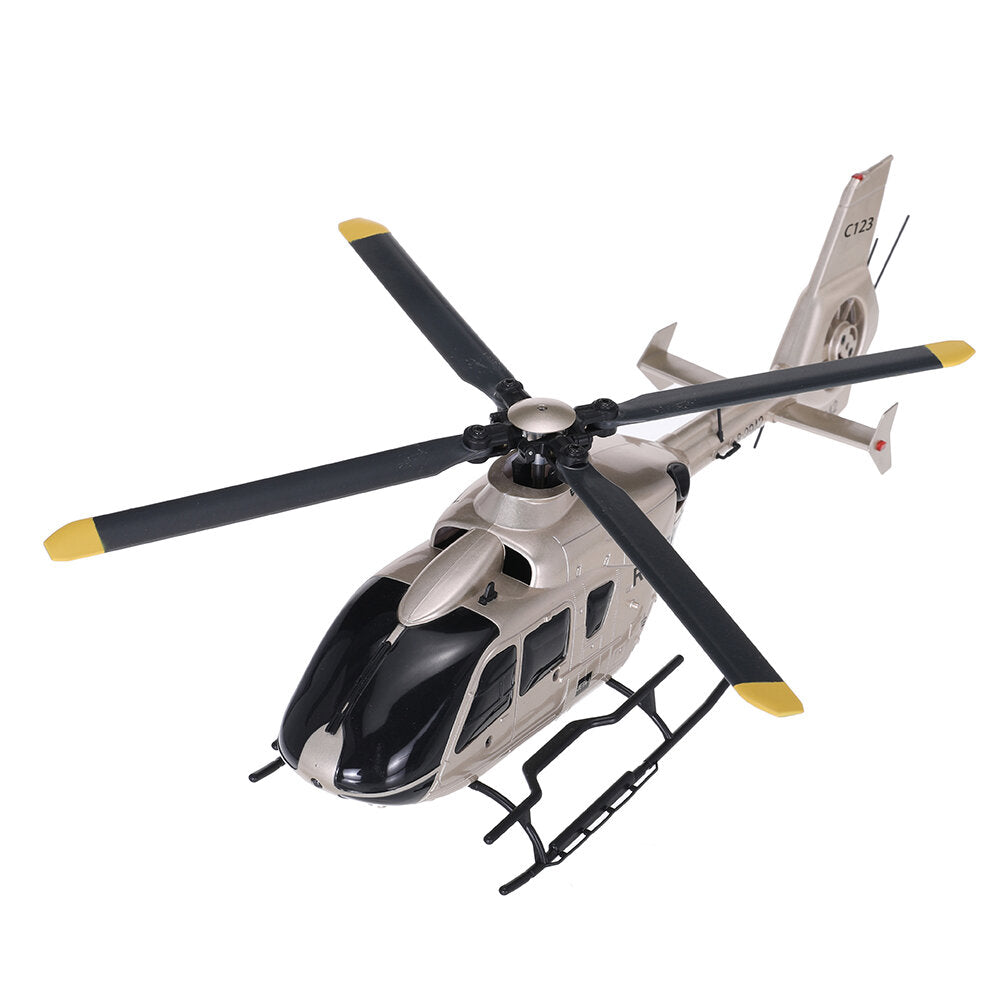 RC ERA C187 PRO EC135 R/C ヘリコプター - 6CH 1/36 シングルローター、気圧計およびオプティカルフロー精度付き - 愛好家向けの高度なブラシレス RC ヘリコプター