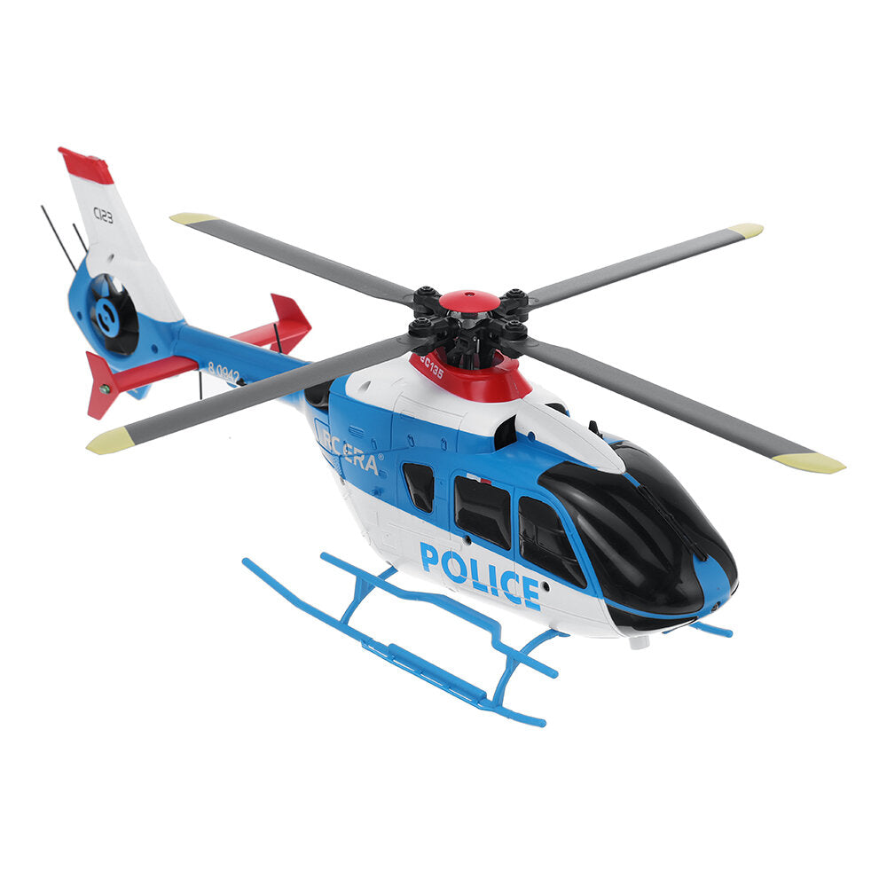 RC ERA C187 PRO EC135 R/C ヘリコプター - 6CH 1/36 シングルローター、気圧計およびオプティカルフロー精度付き - 愛好家向けの高度なブラシレス RC ヘリコプター