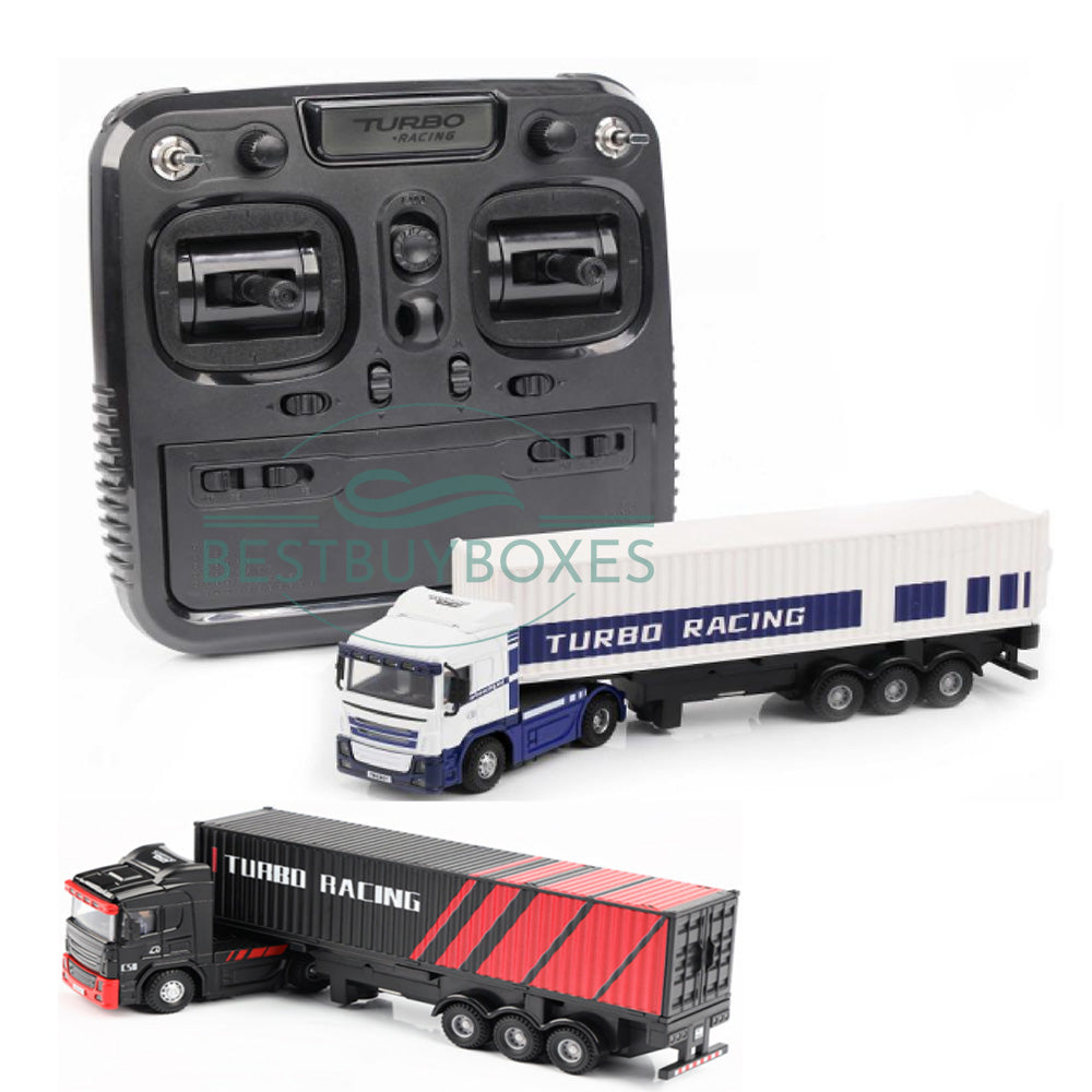 Turbo Racing C50 Semi Truck Trailer 1:76 Remote Control RC Truck ...